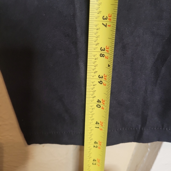 Drapers And Damons Pants Suede Soft Bottom Black Womens Size 18 - Picture 7 of 10